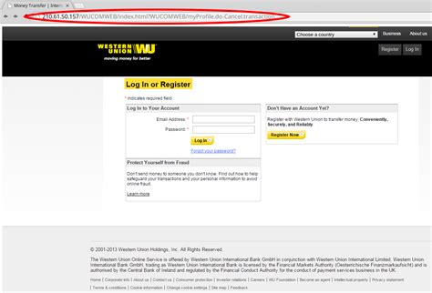 western union email address.